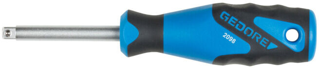Poignée emmanchée carré 2098 1/4 po. 1 K-Poignée L. 140 mm GEDORE (6171480)