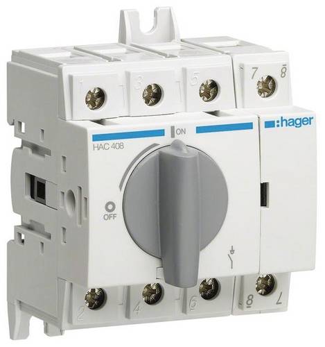 Hager HAC408 Lasttrennschalter 4polig 80A 415V