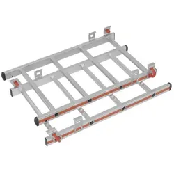 Hymer Erweiterungsset 2x4 Sprossen für Plattformleiter 8483 mit wenigen Handgriffen zur teleskopierbaren Plattformleiter