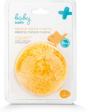 Baby Wells Esponja Natural 1 un