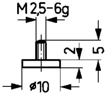 Käfer Messeinsatz Stahl Typ 11/35,0mm (62129)