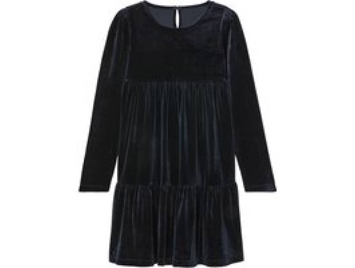 PEPPERTS!® Robe en velours fille (Bleu, 8-10 ans)