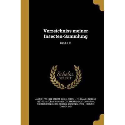 Ger-Verzeichniss Meiner Insect, Taschenbuch von Jakob 1771-1848 Sturm, Creative Media Partners, LLC, 978-1-373-36665-8