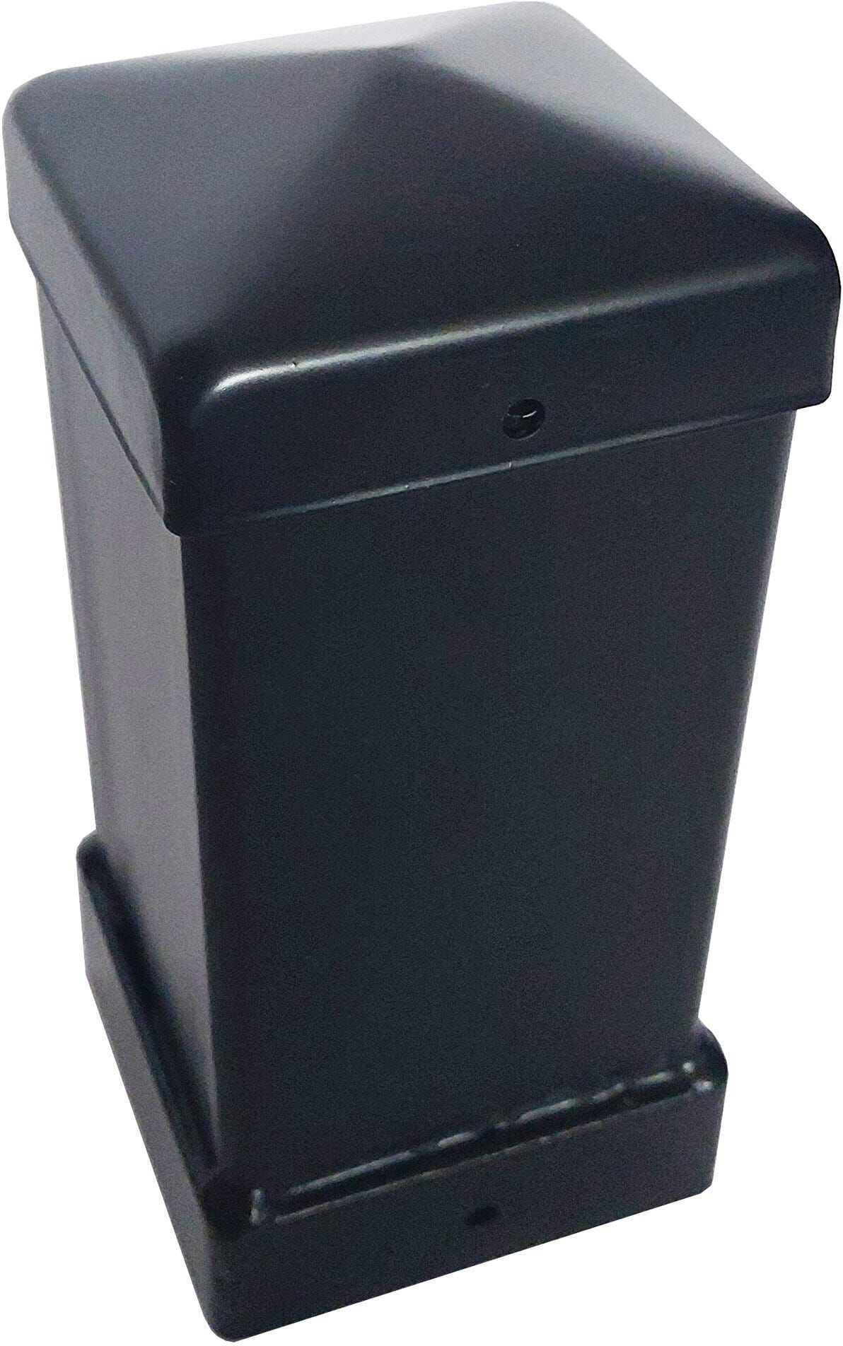 Tecnomat ESTENSIONE PER PALO 80x80x175 mm NERO PER CANCELLO ARISTOTELE