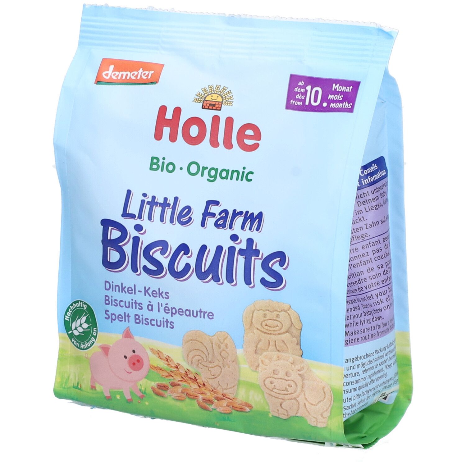 Holle Little Farm Biscuits 100 g Bio Kekse
