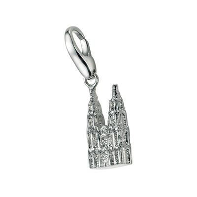 Charm-Einhänger "Kölner Dom, Silber 925", silber, GIORGIO MARTELLO MILANO, Charms, Damen