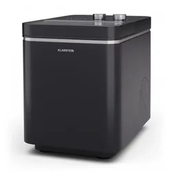 Klarstein IceCraft Eismaschine | 2 Modi | 1,3 Liter Kaltwasser | automatische Reinigung | 12kg/24h Schwarz