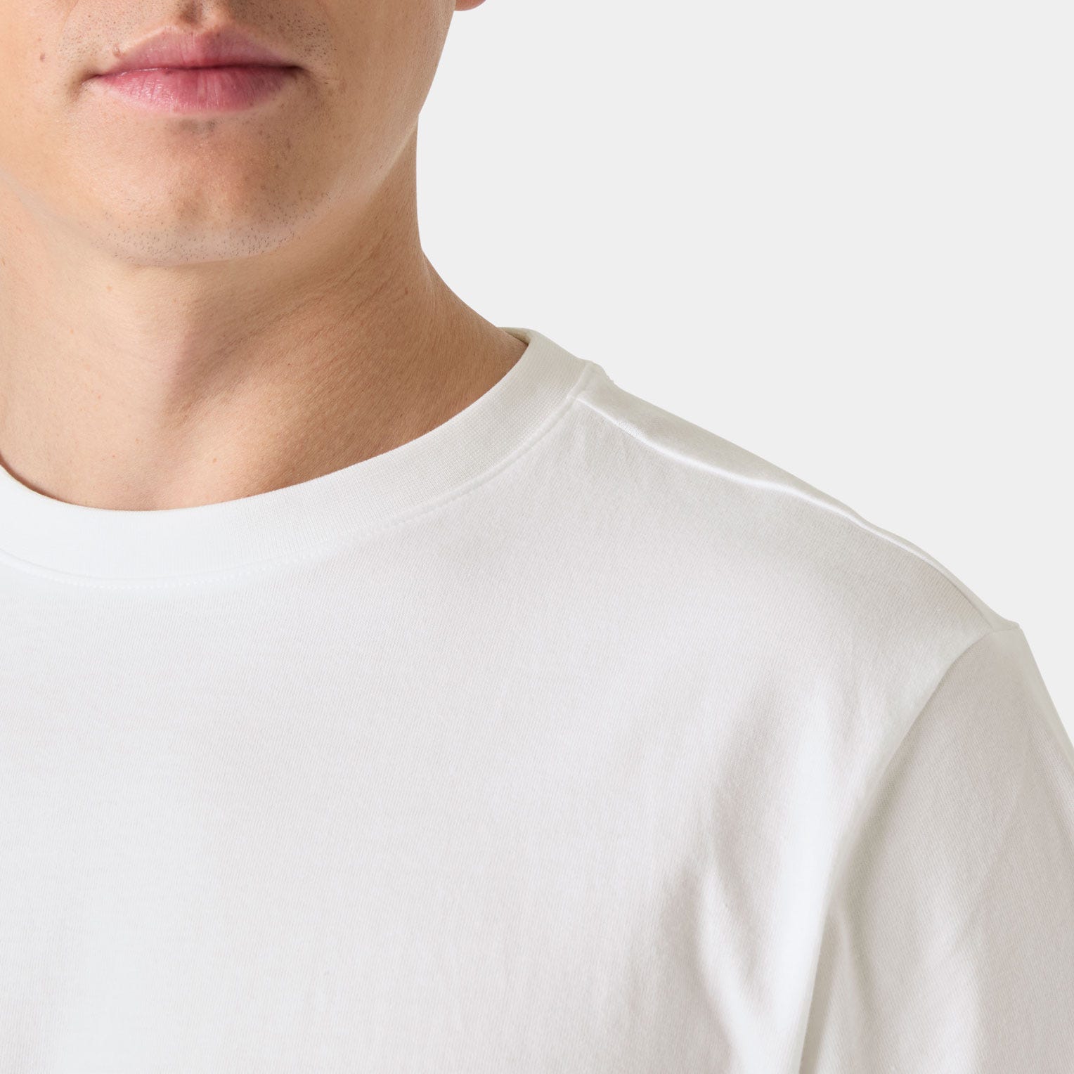 Helly Hansen Men's 2-pack Cotton T-shirts - White/Cream - L