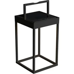 Konstsmide LED Solar/USB-Laterne Portofino, schwarz, dimmbar (7815-750)