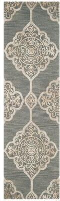 SAFAVIEH Handmade Dip Dye Luana Medallion Wool Rug