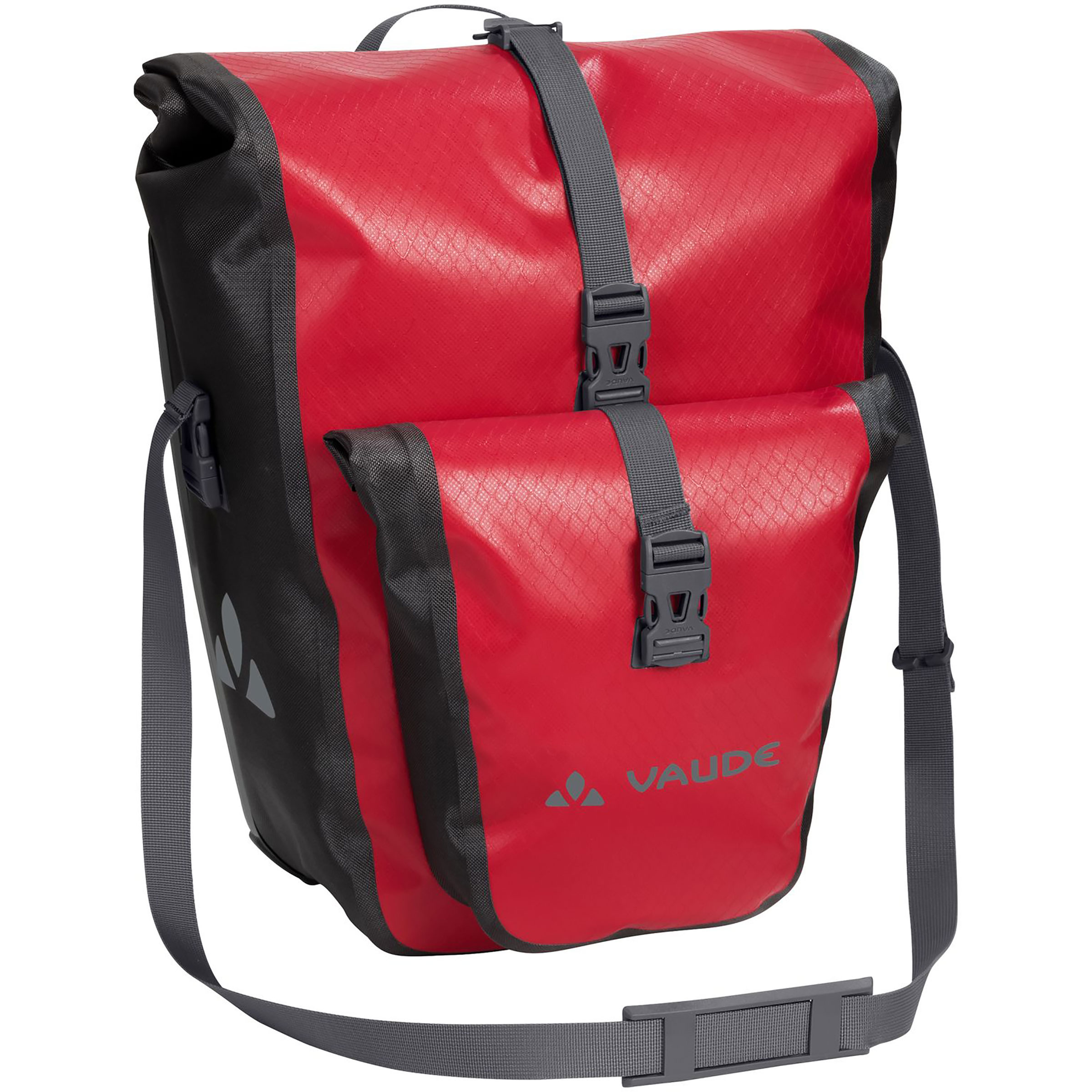 Vaude Aqua Back Plus Single Radtasche Fahrradtaschen rot Größe 25.5L Camping Wasserdicht