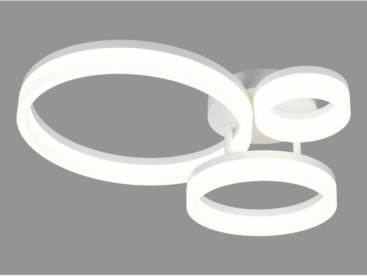 REALITY LED-Deckenleuchte Scope R63601331, 32W, 4000K, 4200lm, neutralweiß, IP20, weiß