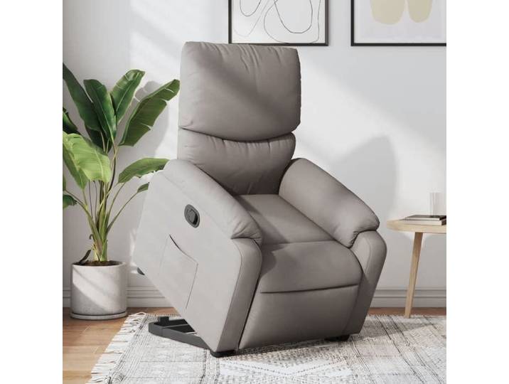 Maison Exclusive - Fauteuil inclinable taupe tissu