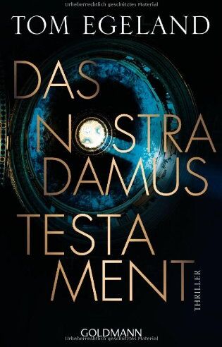 Tom Egeland - Das Nostradamus-Testament: Thriller - Preis vom 30.09.2026 09:01:18 h