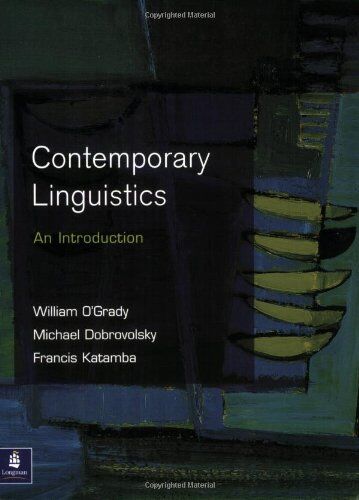 William O'Grady - Contemporary Linguistics: An Introduction (Longman Sociology Series) - Preis vom 13.10.2026 19:28:25 h