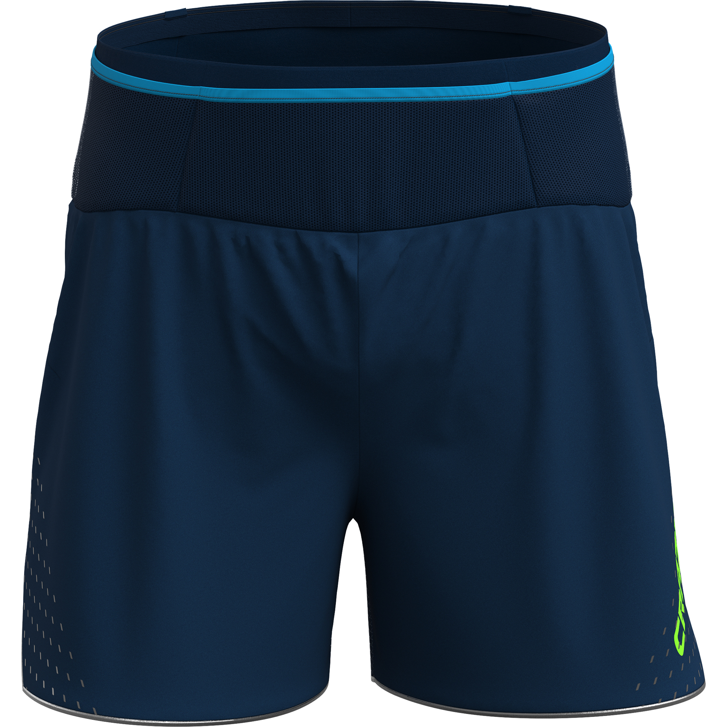 Crazy Flash Herren Laufhose blau Größe M Trailrunning | Laufen Elastisch