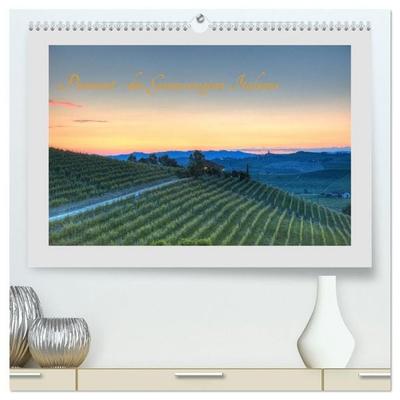 Piemont - die Genussregion Italiens (hochwertiger Premium Wandkalender 2027 DIN A2 quer), Kunstdruck in Hochglanz