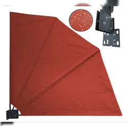 QUICK STAR Fächer 115x115cm Rotorange