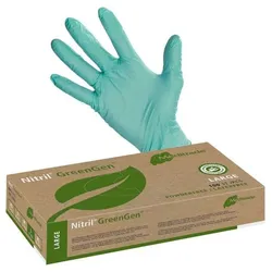 Meditrade 100 Einmalhandschuhe »Nitril® GreenGen®« Größe L