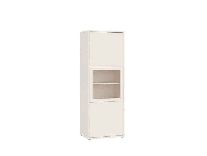 Carryhome Vitrine, Sandfarben, Kunststoff, 5 Fächer, 64.8x179.1x44 cm, Beimöbel erhältlich, Esszimmer, Vitrinen, Vitrinenschränke