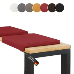 Lycce Klemmkissen Sitzkissen mit 1 Leiste, Kunstleder versch. Farben