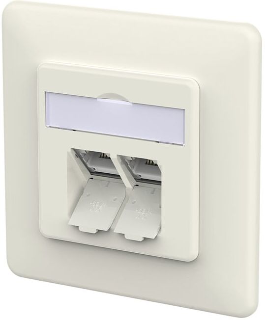METZ CONNECT Boîtier de connexion RJ45 IDC blanc pur 130D381002-I (130D381002-I)