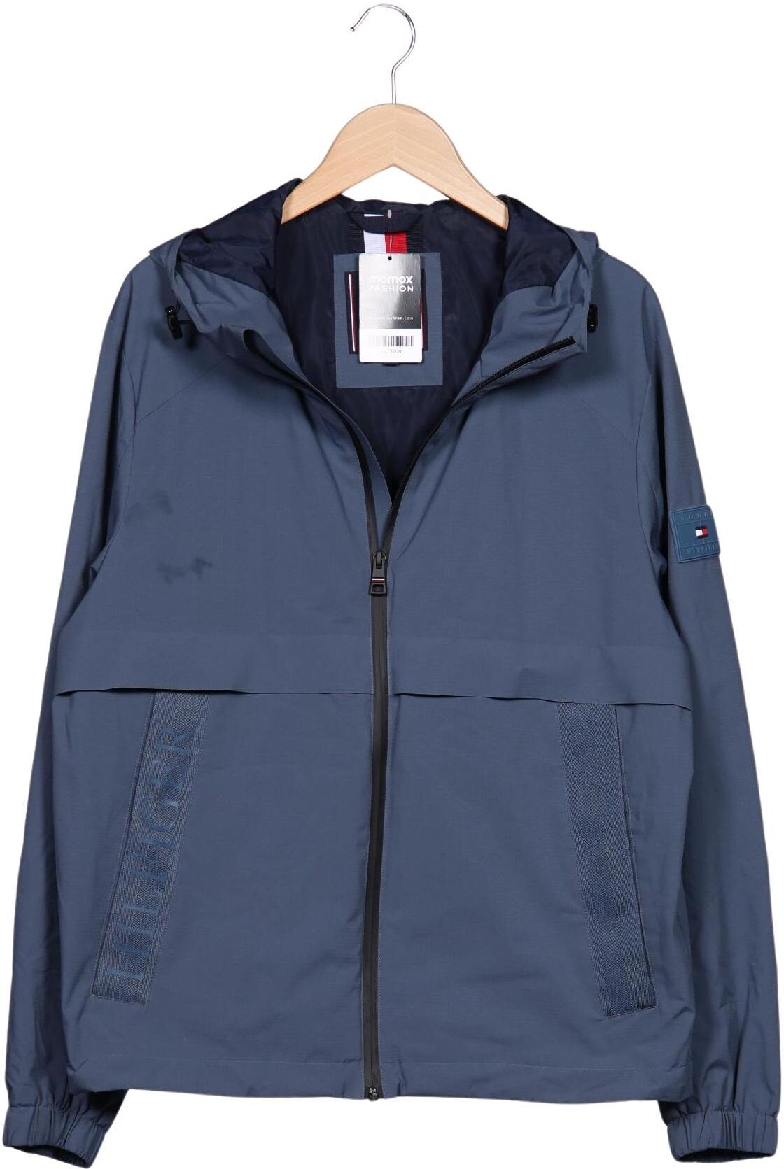 Tommy Hilfiger Herren Jacke, Blau, Gr. L, Synthetik - Second Hand