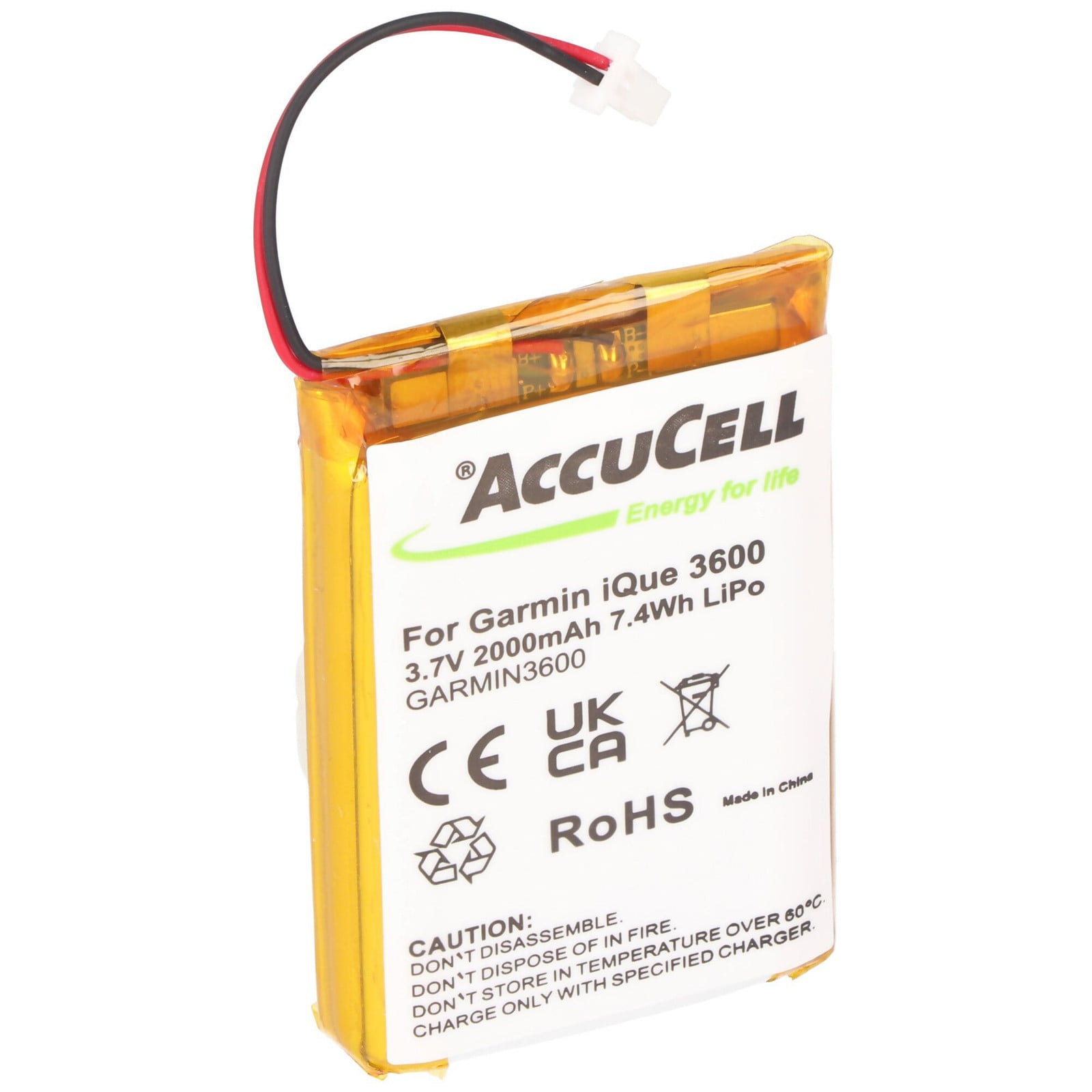AccuCell Accu voor Garmin iQue 3200 - 2000mAh
