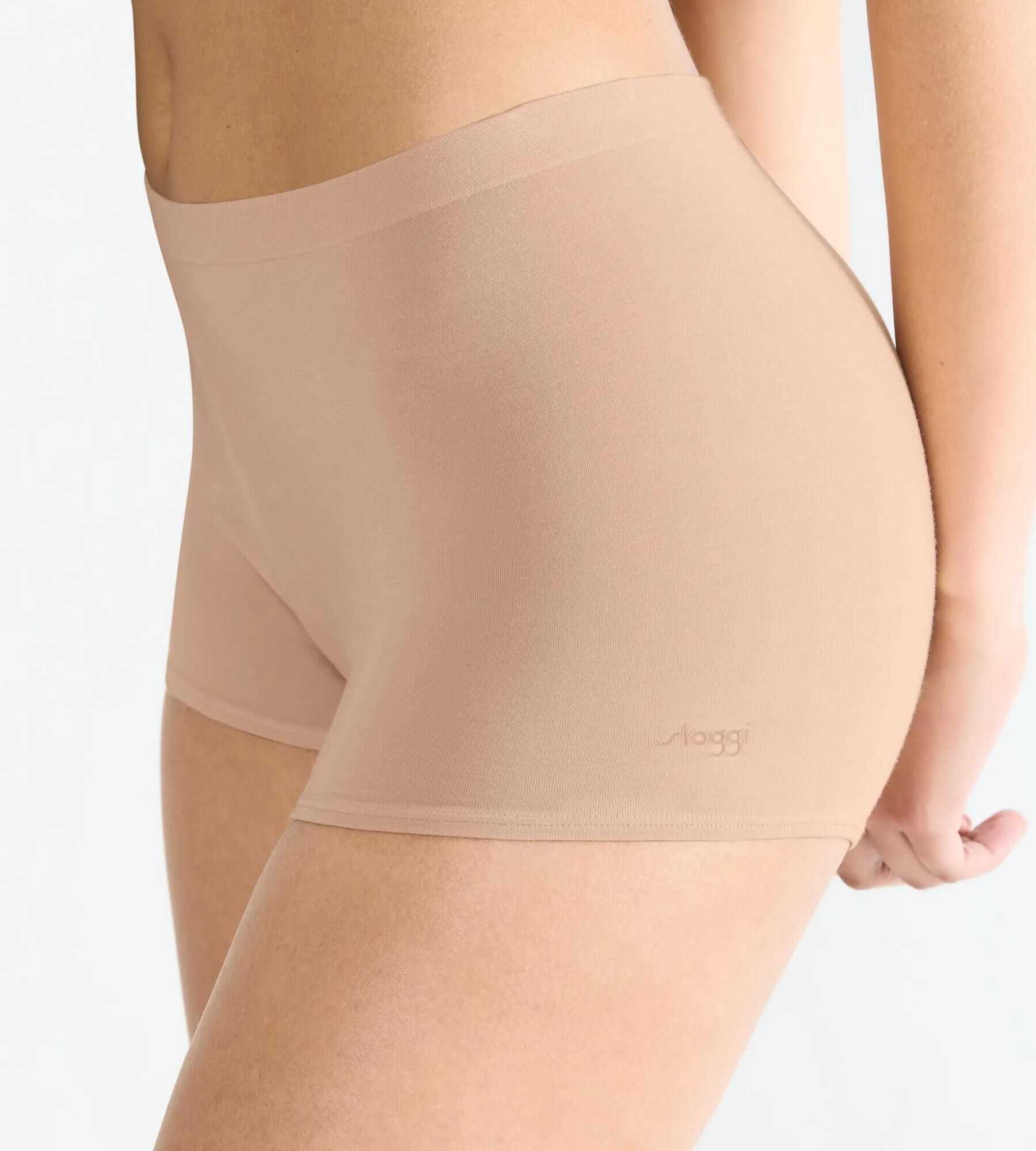 Panty SLOGGI "GO Sense", Damen, Gr. XXL, Single Jersey, braun (peanut butter), Single Jersey, Obermaterial: 89% Modal, 11% Elasthan, Unterhosen Panty, Santoni Rundstrick peanut butter XXL, Single Jersey