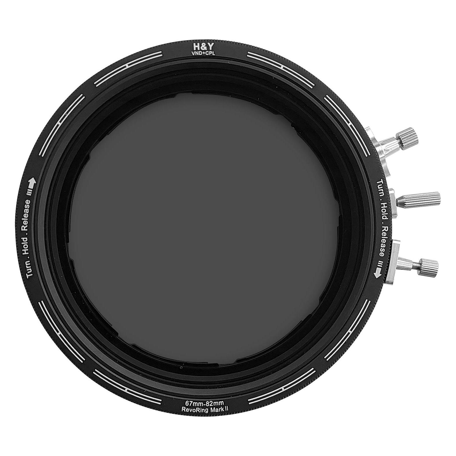 H&Y REVORING ND3-1000+CPL Filter MkII 46-62mm (46 mm, ND- / Graufilter) (RNC62-II)