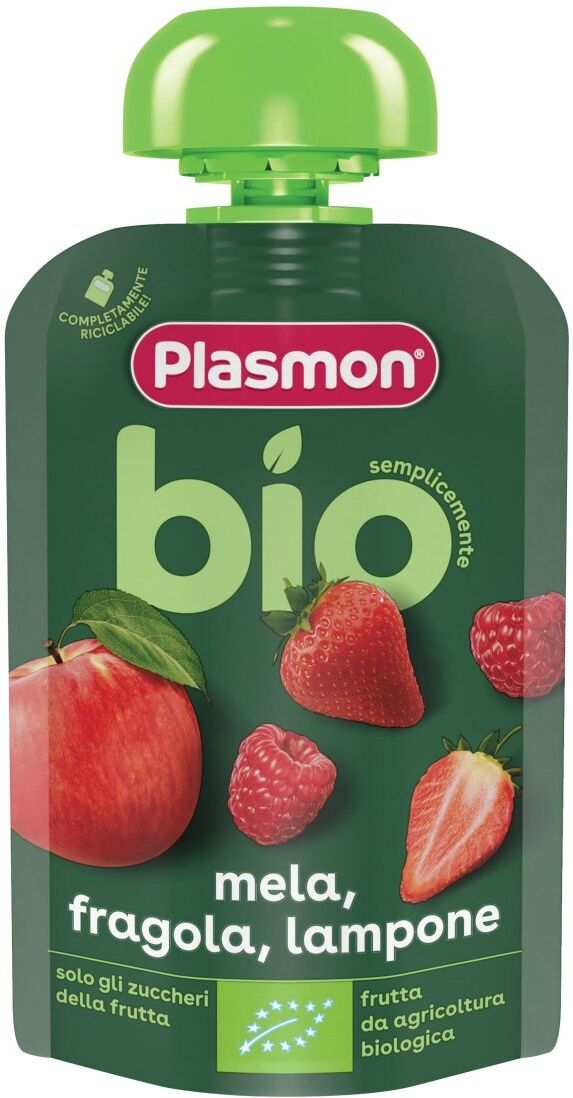 Plasmon mela frullata bio pouches 90 g