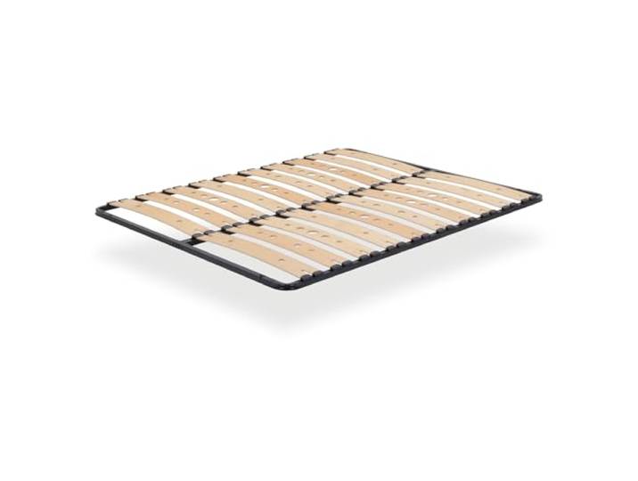 i-flair Lattenrost Austen 160x200 cm – Stabiler Lattenrahmen mit Metallrahmen & perforierten Holzlatten aus Birkenholz für optimale Belüftung – einfache Montage – Modell IF17