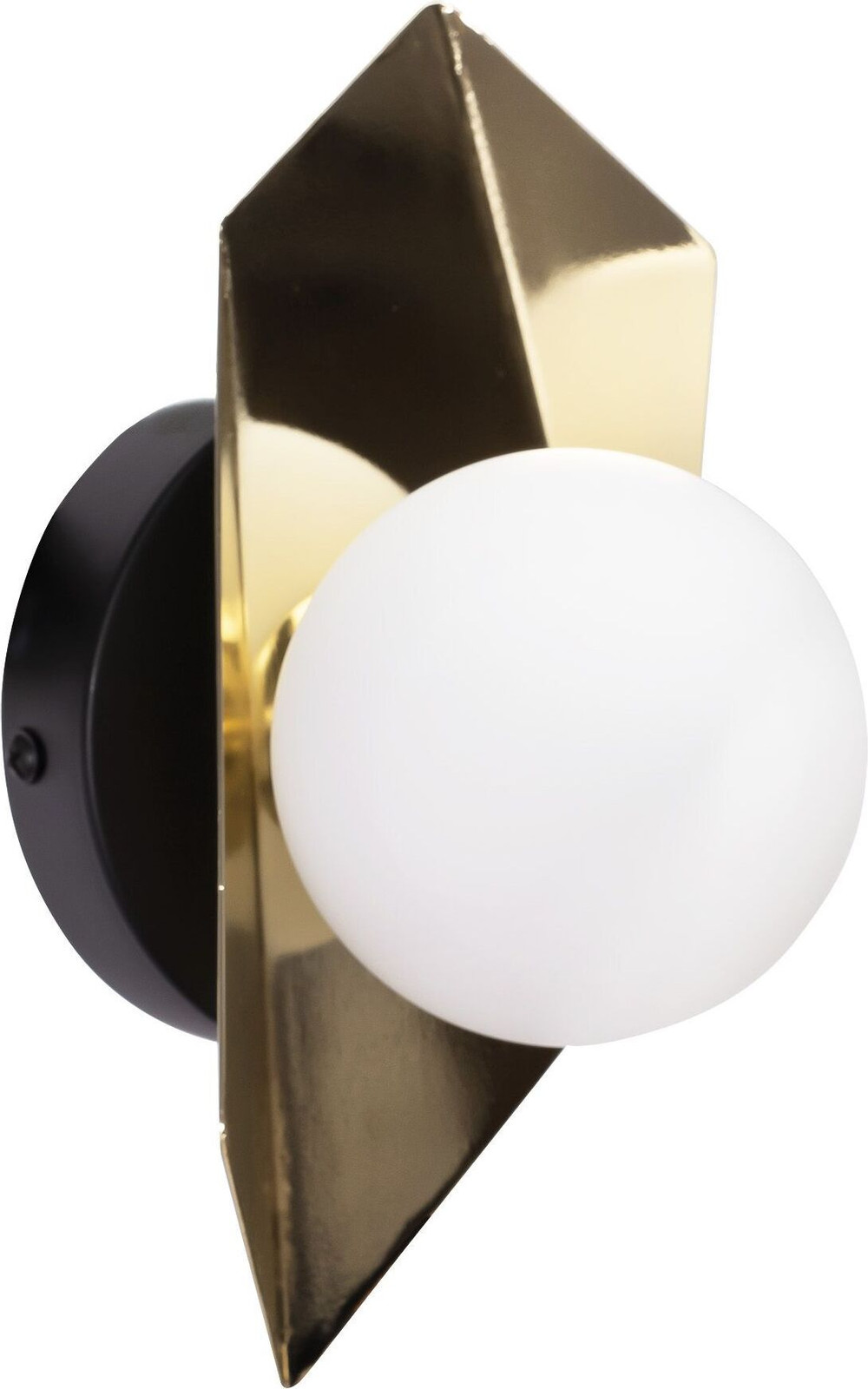 Toolight Wandlamp App1411-w Black Gold met sferisch accent voor woonkamer en slaapkamer