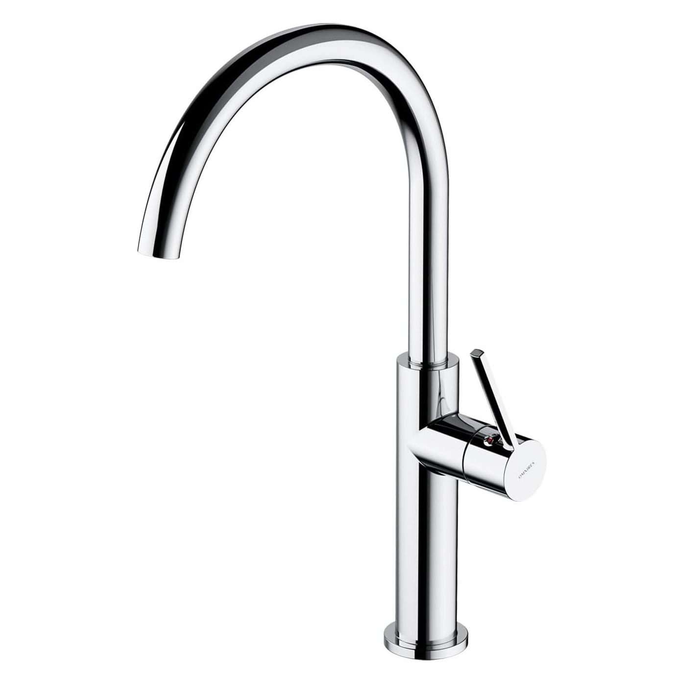 Omnires Küchenarmatur mit Keramikkartusche, ECO-Wassertechnologie und AIR-Wasserbelüftung (TL6050CR)