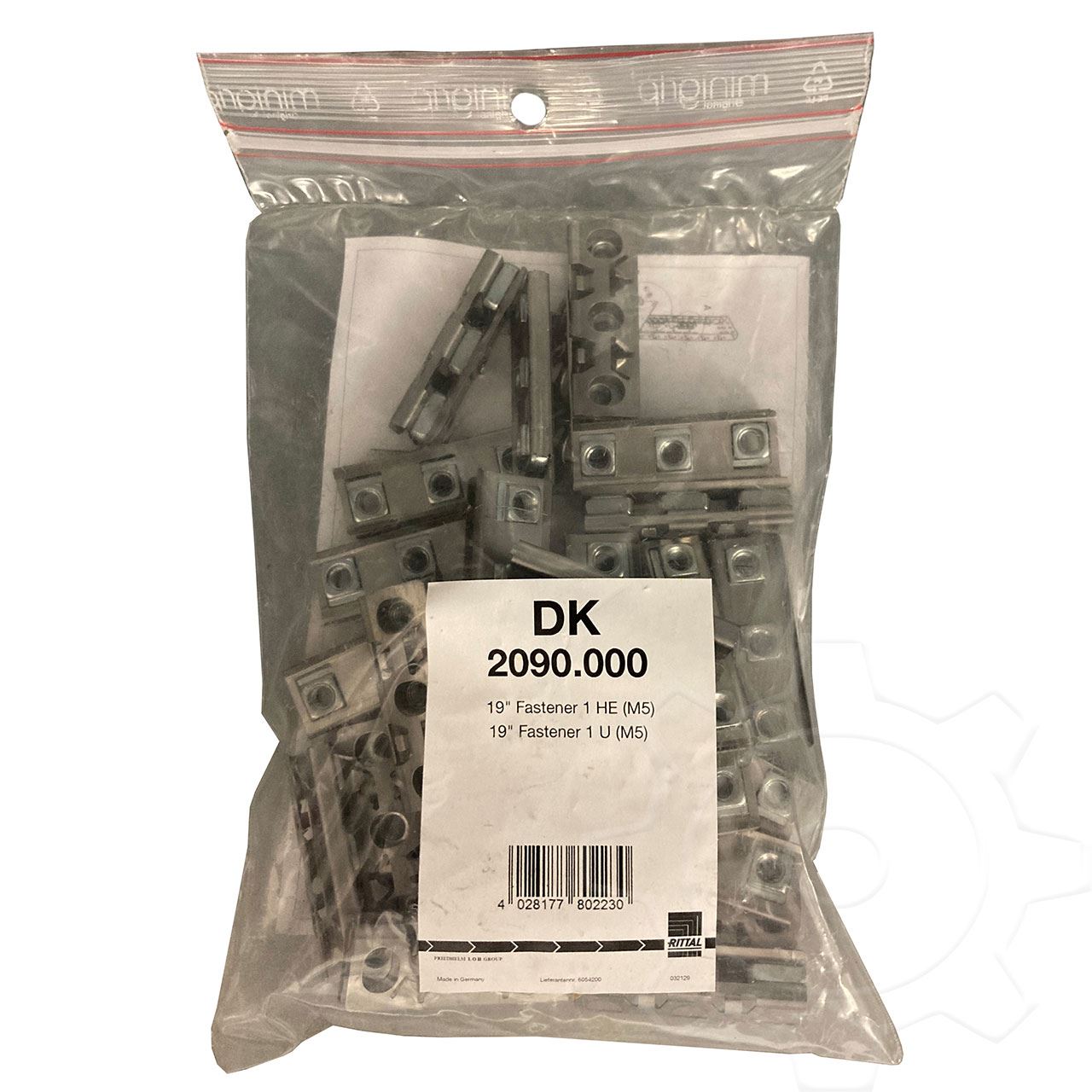 Rittal 19" Fastener 1 HE mit Kontaktierung 24 Stück