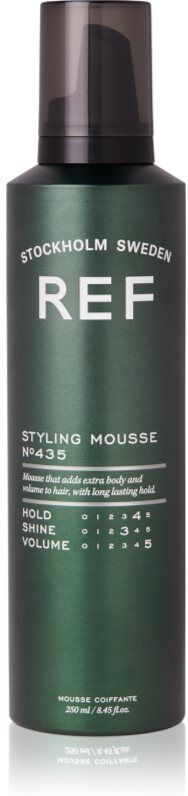 REF Styling Mousse mousse volumisante luxe pour une fixation longue durée 250 ml