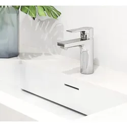 Kludi Zenta SL Waschtischarmatur 482920565 chrom, Auslaufhöhe Unterkante 100mm