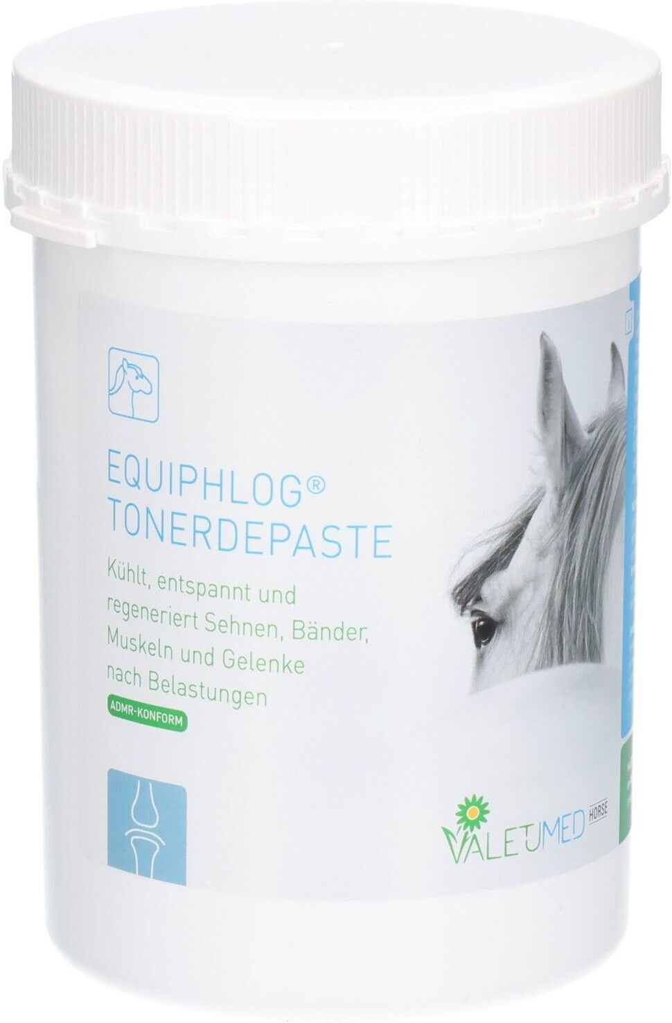 Valetumed EquiPhlog Tonerdepaste f.Pferde 1,5 kg Paste
