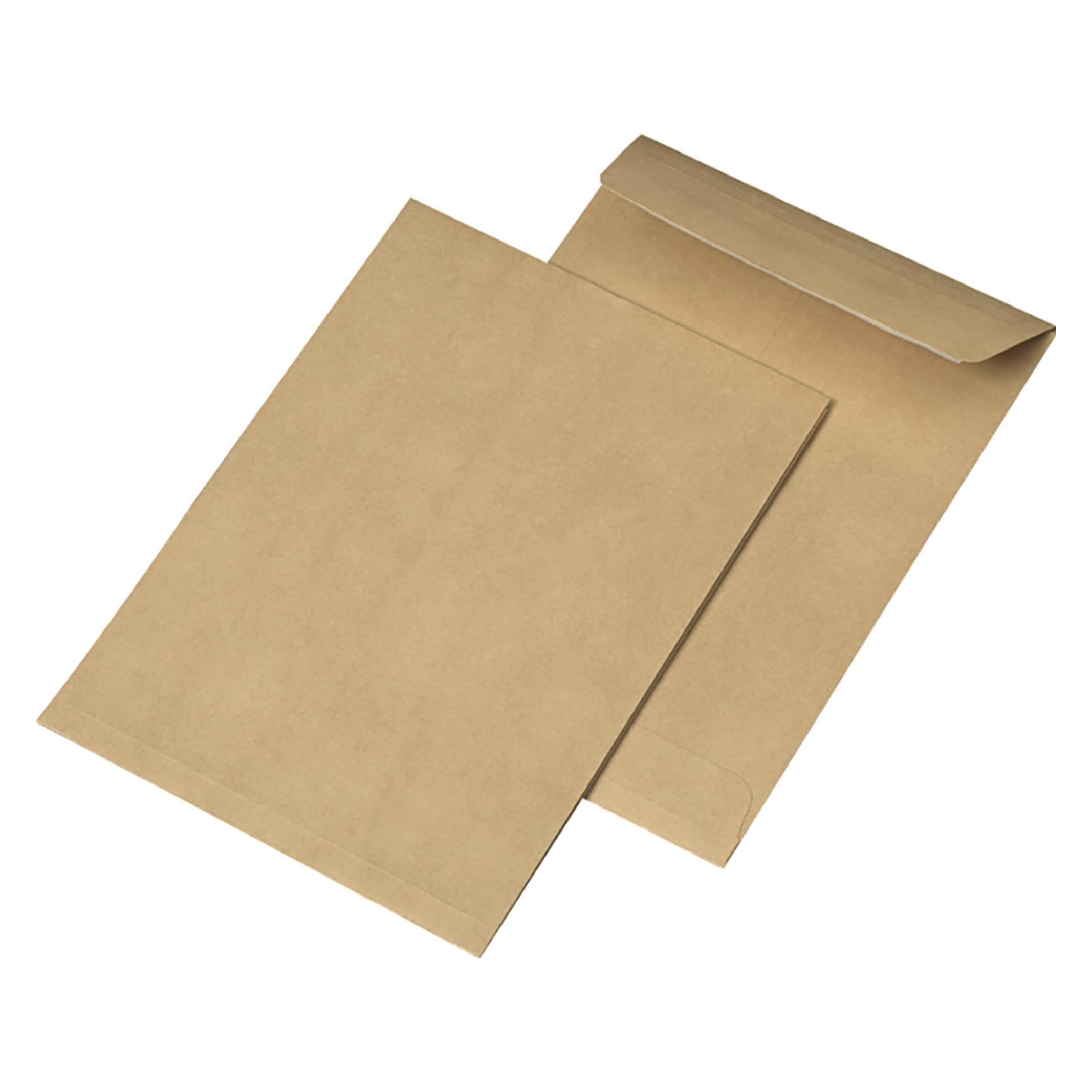 Mailmedia Faltentaschen C5 oF/hk braun 20mm Spitzboden 110g Packung 250 Stück (250 Stk.) (30007433)