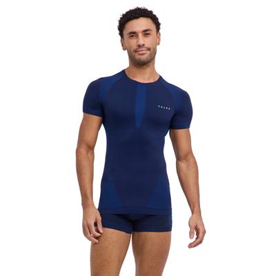 T-Shirt FALKE "FALKE T-Shirt", Herren, Gr. L, space blau (6116), Shirts T-Shirt