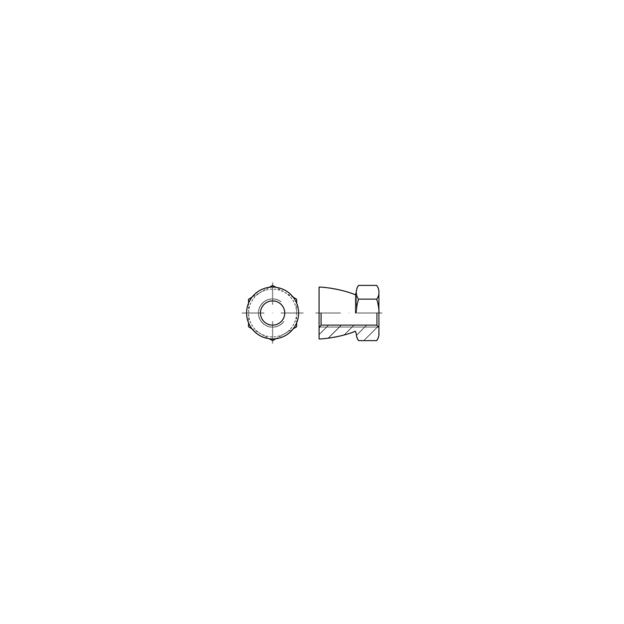 Artikel 88118 A 1 Diebstahlhemmende Muttern , Abreißmuttern - Abmessung: M 16 x 14 VE=S (100 Stück) ; Industrial Quality Supplies (881189100160000)
