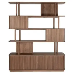 DAHEIM Regal Barbier Holz Braun Walnuss