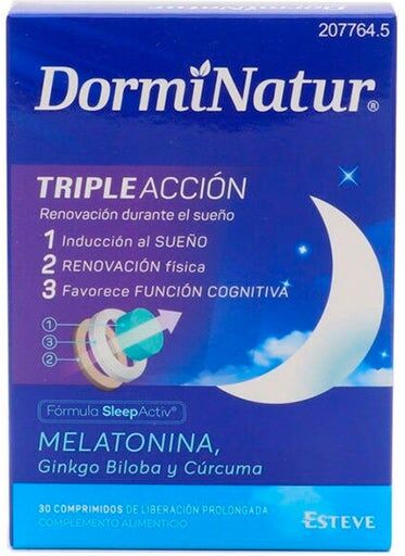 DORMINATUR Melatonina Triple Acción