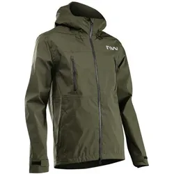 Northwave, Unisex, Velojacke, Noworry (3XL), Grün, 3XL