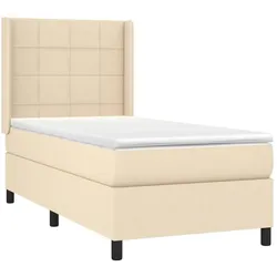 vidaXL, Boxspringbett, Alexandria (Block mit Quadraten) (80 x 200 cm)