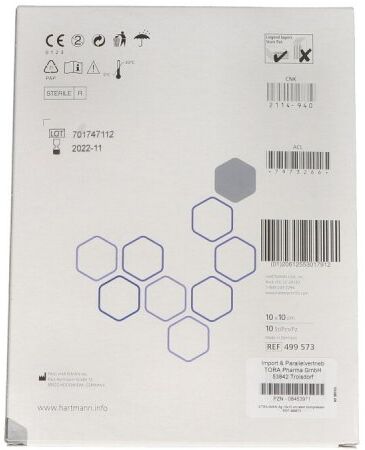 Atrauman Ag 10x10cm steril Kompressen 10stk