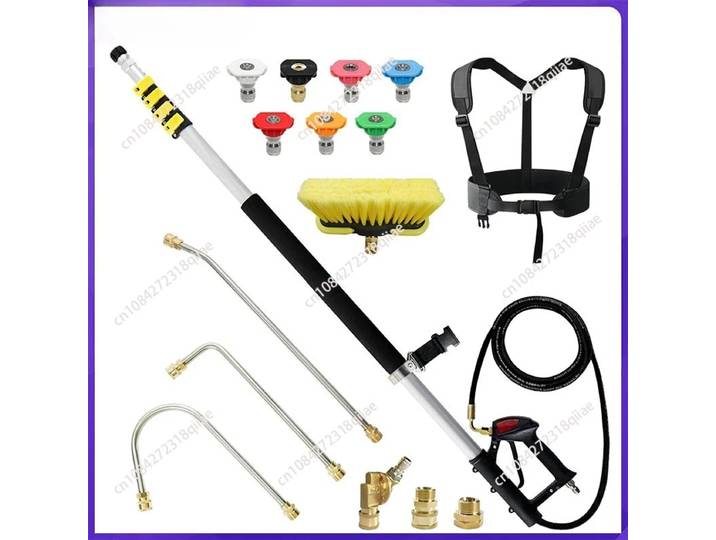 Nettoyeur haute pression pistolet à eau à tige télescopique 5 pistolet à eau télescopique réglable 24FT pistolet à eau télescopique 5000