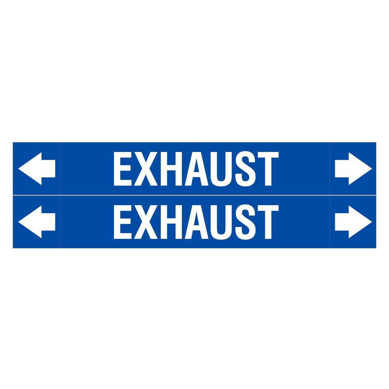 Brady ASME - Rohrmarkierer - Exhaust (ASMEPM-50X345MM-EXHAUST)