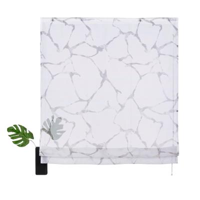 Raffrollo OTTO HOME "Fulda" Gr. 3, grau, B:80cm H:140cm, Voile, Obermaterial: 100% Polyester, Raffrollos, Transparent, Voile, Polyester