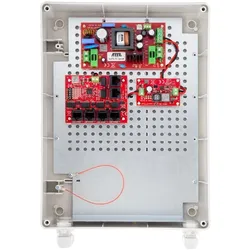 No Name 5-PORT-POE-SWITCH MIT PUFFERSTROM-ATTE IPUPS-5-11-XL2 (5 Ports), Netzwerk Switch